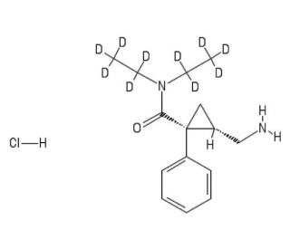 rac Milnacipran-d10 hydrochloride (CAS 101152-94-7 (unlabeled)) - chemical structure image