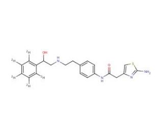 rac Mirabegron-d5 (CAS 1215807-38-7) - chemical structure image