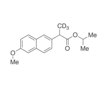 rac-Naproxen 2-Propyl Ester-d3 (CAS 68641-85-0) - chemical structure image