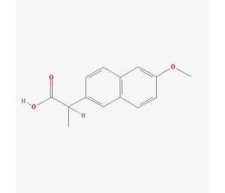 rac Naproxen (CAS 23981-80-8) - chemical structure image