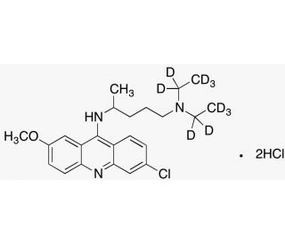 rac Quinacrine-d10 Dihydrochloride - chemical structure image