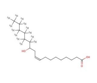 rac Ricinoleic Acid-d13 - chemical structure image