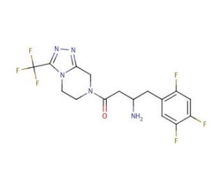 rac-Sitagliptin (CAS 823817-56-7) - chemical structure image