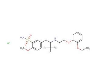 rac Tamsulosin-methyl-d3 Hydrochloride - chemical structure image