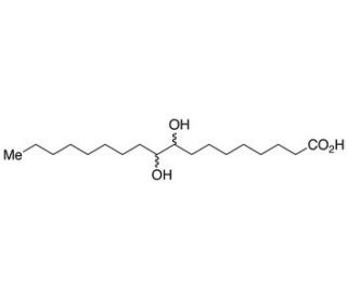 rac threo-9,10-Dihydroxystearic Acid (CAS 2391-05-1&#0;) - chemical structure image