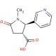 rac trans-4-Cotinine Carboxylic Acid (CAS 161171-06-8) - chemical structure image