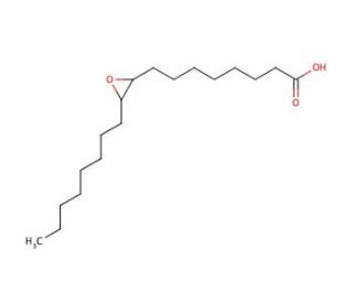 rac trans-9,10-Epoxystearic Acid (CAS 2443-39-2) - chemical structure image