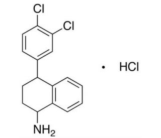 rac-trans-N-Desmethyl Sertraline Hydrochloride (CAS 1310676-34-6) - chemical structure image