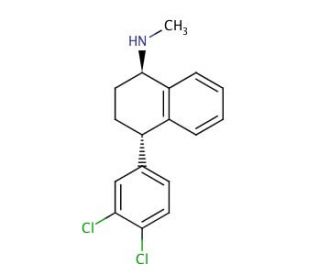 rac-trans-Sertraline (CAS 79836-45-6) - chemical structure image