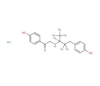 Ractopamine-d6 Ketone Hydrochloride - chemical structure image