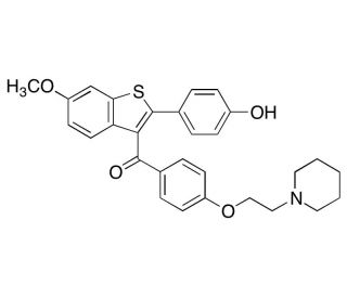 Raloxifene 6-Monomethyl Ether (CAS 178451-13-3) - chemical structure image