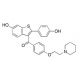 Raloxifene (CAS 84449-90-1) - chemical structure image