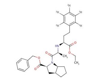 Ramipril Benzyl Ester-d5 - chemical structure image