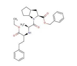 Ramipril Benzyl Ester - chemical structure image