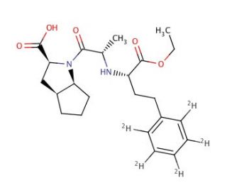 Ramipril-d5 (CAS 1132661-86-9) - chemical structure image