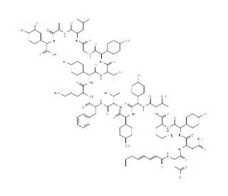 Ramoplanin (CAS 76168-82-6) - chemical structure image