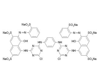 Reactive red 120 (CAS 61951-82-4) - chemical structure image