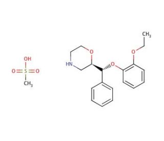 Reboxetine mesylate (CAS 98769-84-7) - chemical structure image