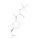 rel-[(1R,3R)-3-(Aminomethyl)cyclopentyl]carbamic acid 1,1-dimethylethyl ester (CAS 862700-45-6) - chemical structure image