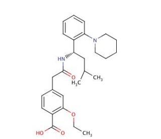 Repaglinide (CAS 135062-02-1) - chemical structure image