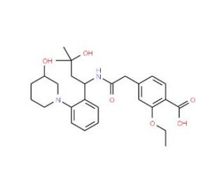 Repaglinide metabolite (M0-OH) - chemical structure image