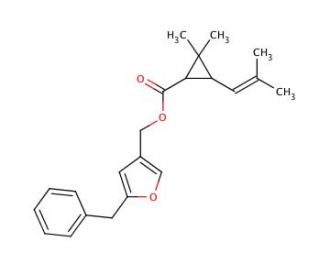 Resmethrin (CAS 10453-86-8) - chemical structure image
