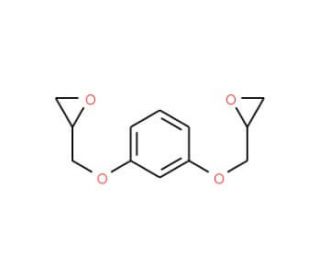 Resorcinol diglycidyl ether (CAS 101-90-6) - chemical structure image