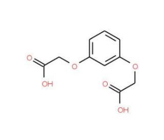 Resorcinol-O,O&prime;-diacetic acid (CAS 102-39-6) - chemical structure image