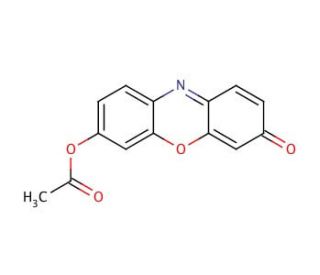 Resorufin acetate (CAS 1152-14-3) - chemical structure image