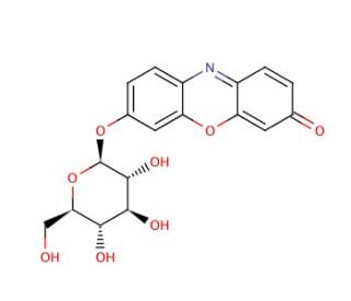 Resorufin &beta;-D-glucopyranoside (CAS 101490-85-1) - chemical structure image 