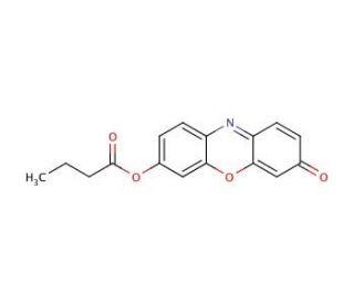 Resorufin butyrate (CAS 15585-42-9) - chemical structure image