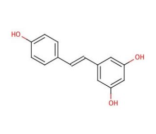 Resveratrol (CAS 501-36-0) - chemical structure image