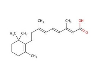 Retinoic Acid, all trans (CAS 302-79-4) - chemical structure image