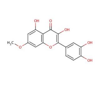 Rhamnetin (CAS 90-19-7) - chemical structure image