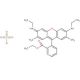 Rhodamine 6G perchlorate (CAS 13161-28-9) - chemical structure image