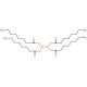 Rhodium(II) octanoate, dimer (CAS 73482-96-9) - chemical structure image