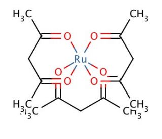 Rhodium(III) acetylacetonate (CAS 14284-92-5) - chemical structure image