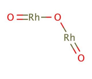 Rhodium(III) oxide (CAS 12036-35-0) - chemical structure image