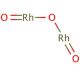 Rhodium(III) oxide (CAS 12036-35-0) - chemical structure image