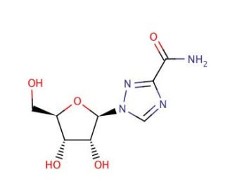 Ribavirin (CAS 36791-04-5) - chemical structure image