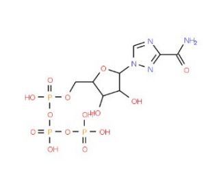 Ribavirin 5&prime;-Triphosphate sodium salt (CAS 63142-71-2&#0; (non-salt)) - chemical structure image