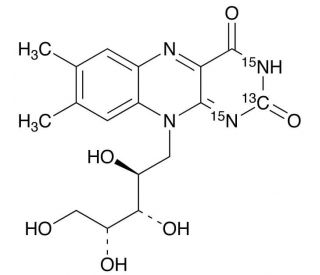 Riboflavin-13C,15N2 - chemical structure image