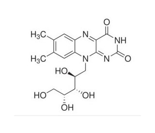 Riboflavin (CAS 83-88-5) - chemical structure image