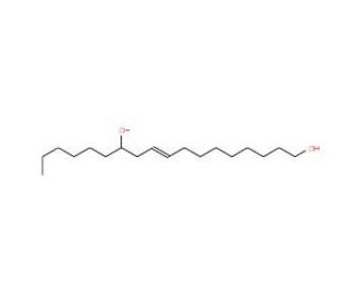 Ricinoleyl Alcohol (CAS 540-11-4) - chemical structure image