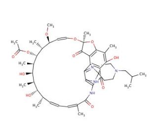 Rifabutin (CAS 72559-06-9) - chemical structure image