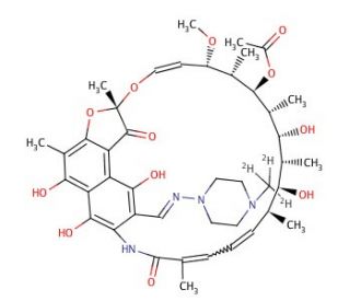 Rifampicin-d3 (CAS 1262052-36-7) - chemical structure image