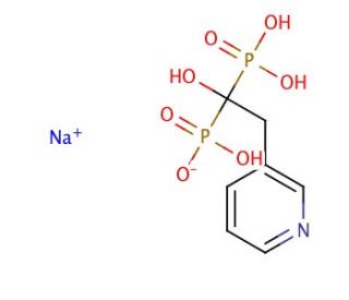 Risedronate sodium (CAS 115436-72-1) - chemical structure image