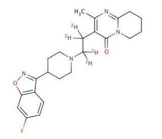 Risperidone-d4 (CAS 1020719-76-9) - chemical structure image