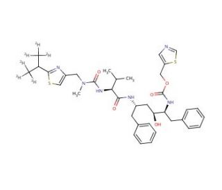 Ritonavir-d6 (CAS 155213-67-5 (unlabeled)) - chemical structure image