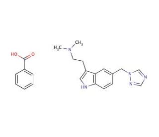 Rizatriptan Benzoate (CAS 145202-66-0) - chemical structure image
